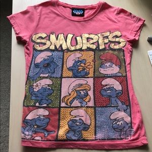 Vintage Smurfs tee